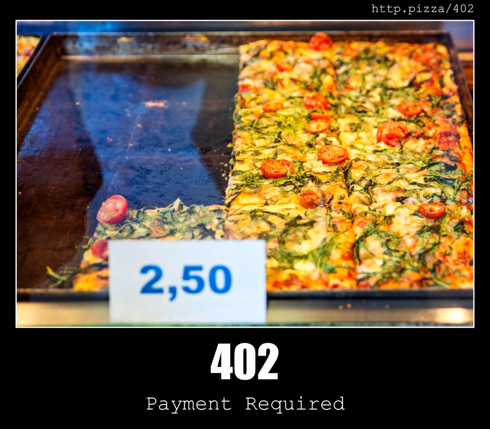 HTTP Status Code 402 Payment Required & Pizzas