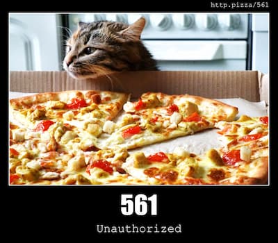 561 Unauthorized & Pizzas